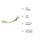 Wright Products 4 34 inch Pull Handle for Screen Doors Cabinets Drawers DIY Home Projects Brass
