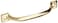 Wright Products 4 34 inch Pull Handle for Screen Doors Cabinets Drawers DIY Home Projects Brass