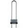 BRINKS  44mm Laminated Steel Keyed Padlock with Adjustable Shackle  Chrome Plated with Hardened Steel Shackle