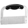 HIC Kitchen CrinkleCut Wave Slicer French Fry Vegetable Cutter Stainless Steel Blade