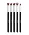 Makeup Brushes Beauty Sponge Blender 10 Pcs Kabuki Powder Foundation Blending Blush Eyeliner Concealer Brush Set Cosmetic Tools Silver  Black