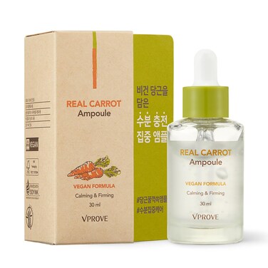 VPROVE Real Carrot Ampoule 30ml 101 fl oz  Serum  Essence  Moisturizing  Hydrating  Soothing  Korean Skin Care  Skincare