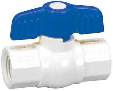 Homewerks VBVP40B6B Ball Valve PVC Schedule 40 x Female Thread 1 Count Pack of 1