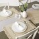 DII Variegated Tabletop Collection Placemat Set3x19 Taupe 6 Piece