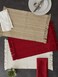 DII Variegated Tabletop Collection Placemat Set3x19 Taupe 6 Piece