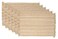 DII Variegated Tabletop Collection Placemat Set3x19 Taupe 6 Piece
