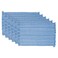 DII Variegated Tabletop Collection Placemat Set3x19 Light Blue 6 Piece