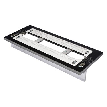 Trend Adjustable Trade Lock Jig for Mortice Lock and Latch Faceplates LOCKJIGBBlack