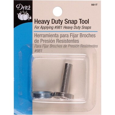 Dritz 981T Heavy Duty Snap Fasteners Tool Metal