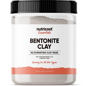 Nutricost Essentials Bentonite Clay 1 LB  Rejuvenating Clay Mask
