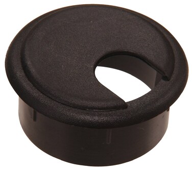 The Hillman Group 59090 212Inch Black Grommet with Cap 2Pack