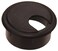 The Hillman Group 59090 212Inch Black Grommet with Cap 2Pack