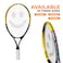 Kids Tennis Racket with Training Videos  19 Inch Aluminum Youth Tennis Racket Neoprene Handle  Junior Tennis Racket for Kids Age 512  Childrens Tennis Rackets by Street Tennis Club BlackYellow