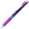Pentel Gel Ink Pen EnerGel RTX Retractable Gel Pen 05mm Fine Point Needle Tip Violet Ink BLN75BP2V