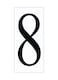 Seagull 9061868 Address Number Tile 1 Count Pack of 1 White