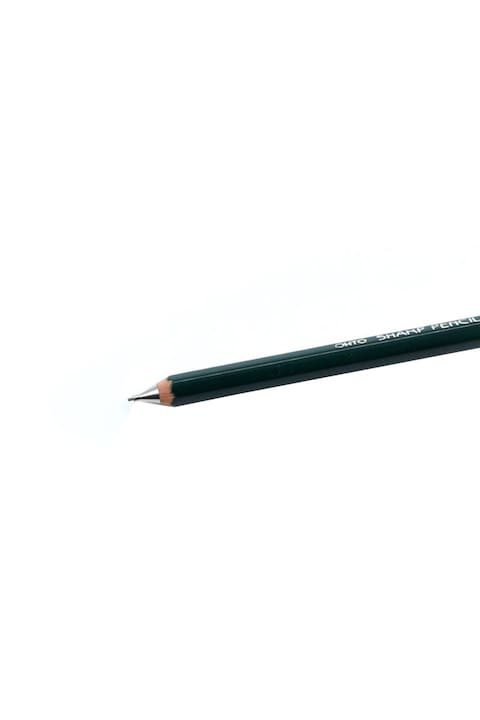 OHTO Mechanical Wood Pencil Type Mini Sharp with Eraser  Clip 05mm Green Body APS350ESGreen