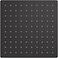 KOHLER 26149BL Honesty Square 10 SingleFunction RAIN HEAD Full Coverage Spray SHOWERHEAD with Easytoclean Surface Matte Black 25 GPM