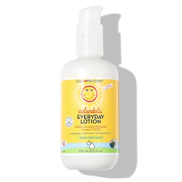 California Baby Calendula Lotion  100 PlantBased  Very Soothing Baby Lotion for Sensitive Skin  Lavender Kids Lotion  Allergy Friendly  Organic Calendula  Aloe Vera  251 mL  85 oz