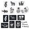 Wee Gallery Black and White Art Flash Cards for Babies High Contrast Educational Animal Picture Cards Baby Visual Stimulation Brain and Memory Development in Infants and Toddlers  BW Animals
