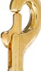 Lucky Line 314 HeavyDuty Solid Brass Bolt Snap with 1 Brass Split Key Ring 44801