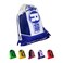 Ringside Boxing Gym Lightweight Glove Bag BlueWhite One Size