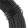 The Beadsmith 18Gauge Anodized Petite Cut Aluminum Wire for Jewelry Making 39 Feet  13 Yard Spool Black Color