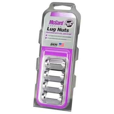 MCGARD 64000 Chrome Cone Seat Style Lug Nuts 12  20 Thread Size  Set of 4