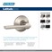 Schlage F170 LAT 716 Latitude Door Lever One Sided NonTurning Dummy Door Handle Aged Bronze