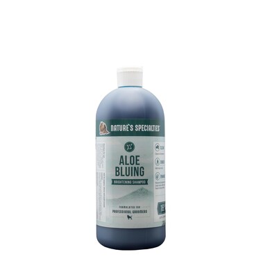 Natures Specialties Bluing Ultra Concentrated Dog Shampoo for Pets Makes up to 4 Gallons Natural Choice for Professional Groomers Optical Brightener Made in USA 32 oz