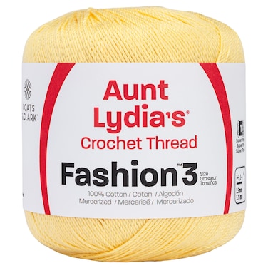 Red Heart Fashion Crochet Thread Maize