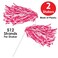 Beistle Red  White Poly Shakers  512 Strand