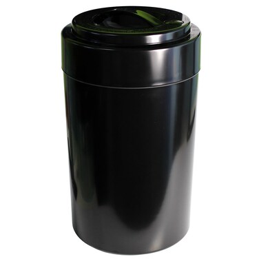 Tightvac EverythingVac Bulk Dry Goods Storage Container 5 Pounds Plus Solid Black BodyCap