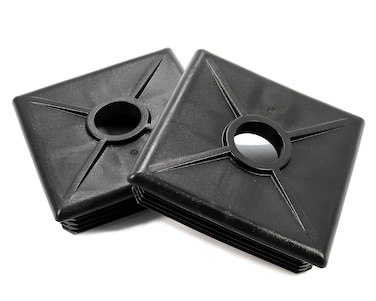 Camco 4Inch RV Bumper Caps  Easy Removal  Durable Construction  Black 2pack 40303