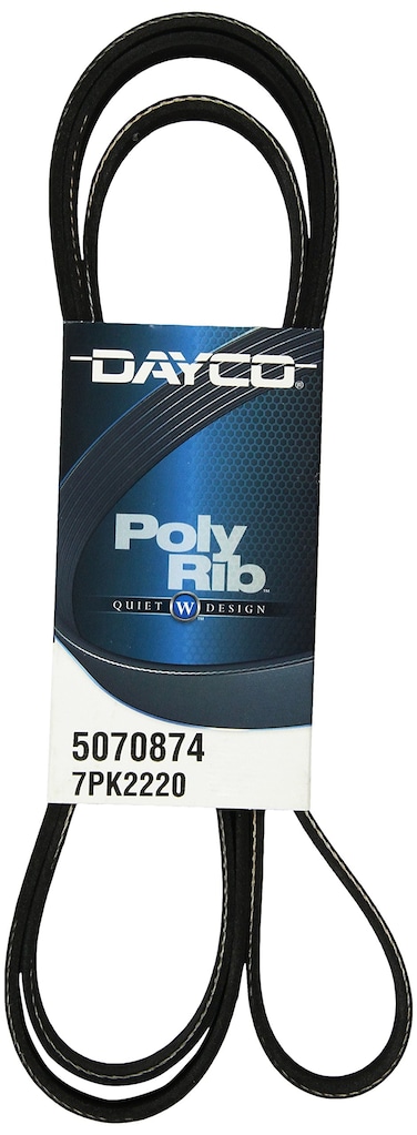 Dayco 5070874 Serpentine Belt  Black