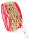 Koch 791826 Decorator Chain Trade Size 10 by 50 Feet Brass Plated