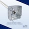 Sigma Engineered Solutions ProConnex 47106 Rigid Conduit Locknut 2Inch 2Pack Gray