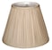 Royal Designs Deep Empire Gather Pleat Basic Lamp Shade Beige 9 x 18 x 14
