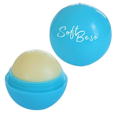 SoftBeso Lip Balm Blueberry Flavor Vegan Lip CareClean Ingredients  Lip Balm for Beautiful Soft Lips  Hydrating  Nourishing Lip Care Products  Premium Lip Balm ball