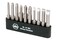 WIHA 74988 Slotted Phillips and Square Power Bit Set with Holder 10Piece