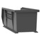 AkroMils 30234 AkroBins Plastic Hanging Stackable Storage Organizer Bin 15Inch x 5Inch x 5Inch Black 12Pack