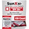 Sun X 30 SPF Individual Sunscreen Packets Travel Size  Pack of 100 Paraben Oxybenzone  White Cast Free Broad Spectrum SPF Sunscreen Packets  Water  Sweat Resistant For Up To 80 Minutes