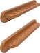 Viper 2Piece Traditional Wall Mounted Solid Oak BilliardPool Cue Rack Holds 8 Cues Oak Finish