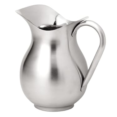 Vollrath 3Quart BellShaped Water Pitcher Stainless Steel