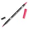 Tombow 56591 Dual Brush Pen Art Marker 815  Cherry 1Pack Blendable Brush and Fine Tip Marker