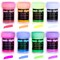Glow in the Dark Paint  Pack of 8 MultiSurface UV Paint Set  UV  Blacklight Activated Self Luminous 20mL  Perfect for Halloween and Holiday Decor Easter Egg Painting Decoration