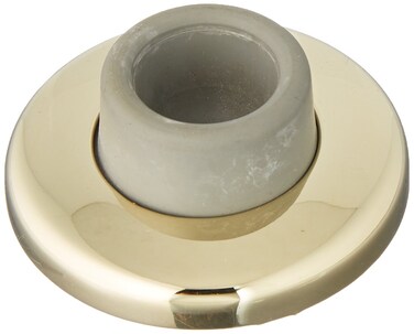 Baldwin 4293 238 Inch Diameter Concave Wall Mounted Flush Bumper Lifetime Polished Brass