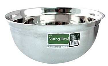 EuroWare Mixing Bowl 5 Quart Stainless Steel