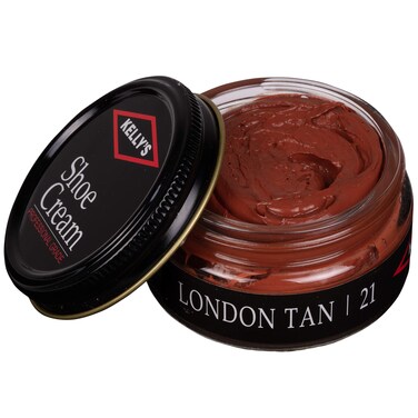 Kellys London Tan Shoe Polish 15 oz  Professional Leather Shoe Cream