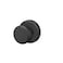 Schlage F170 BWE 622 GSN Bowery Door Knob with Greyson Trim One Sided NonTurning Dummy Door Handle Matte Black