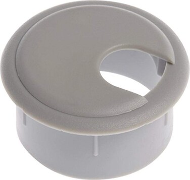 The Hillman Group 59340 Grey Grommet with Cap 212Inch 2Pack